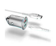 3mk Ładowarka Samochodowa Hyper Car Charger 45W USB-C + USB-A - 1183901 - zdjęcie 4